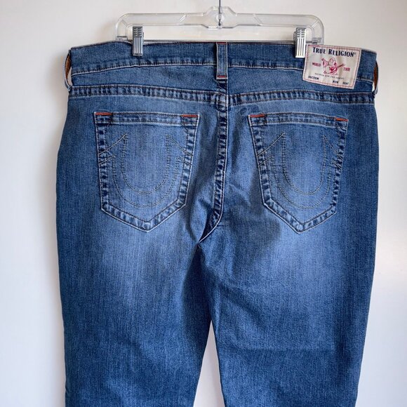 True Religion Men’s Geno Relaxed Slim Jeans Size 38x30 No Flap - Picture 4 of 14